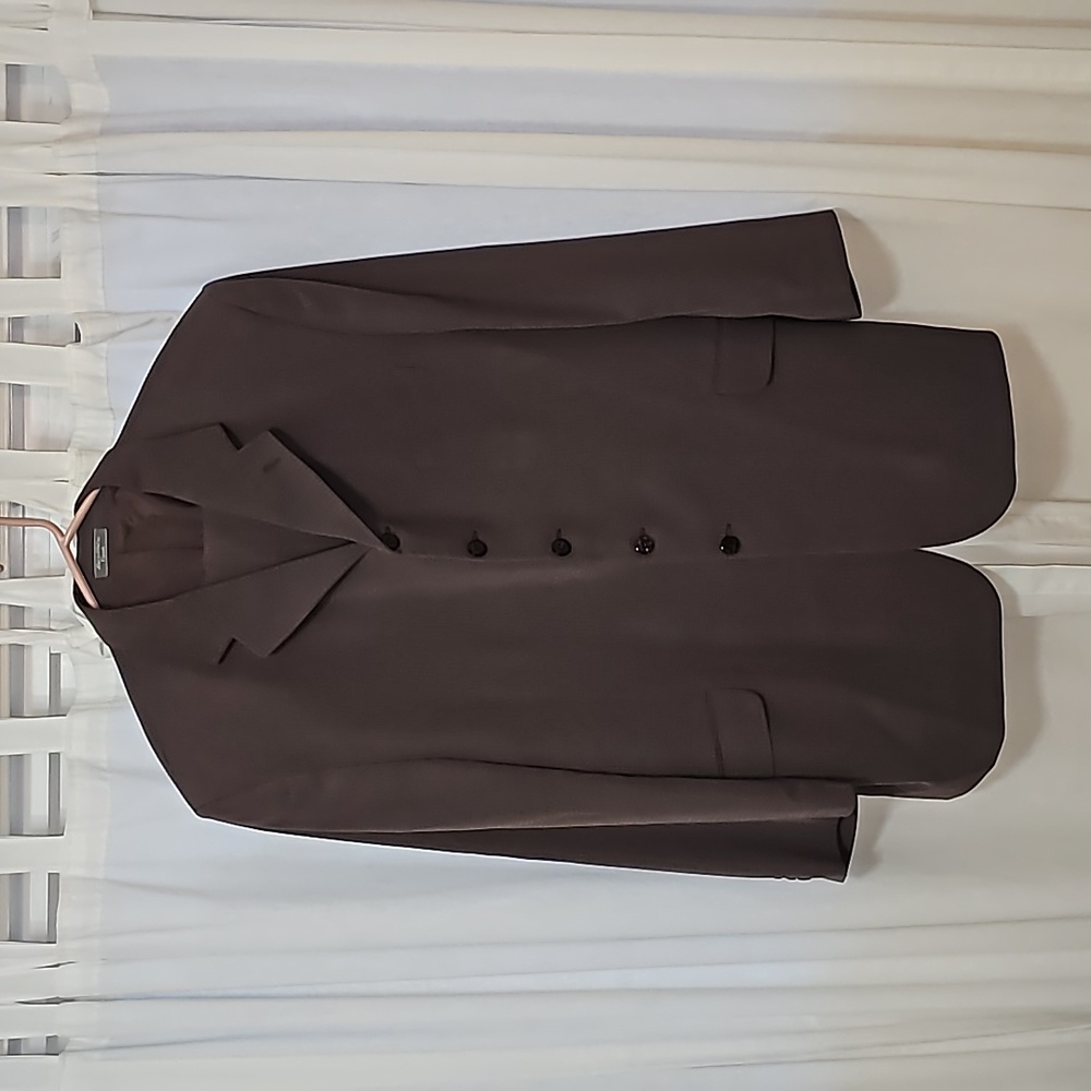 Vicci Uomo Men's Suit Brown Size 46 Square Pattern